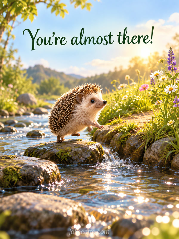 You're almost there! - Image