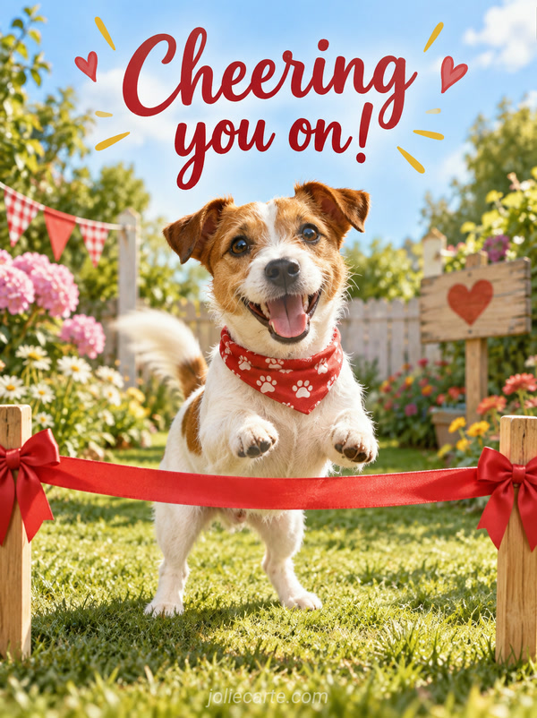 Cheering you on! - Image