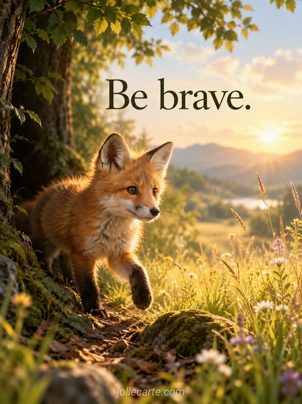 Be brave. - Image
