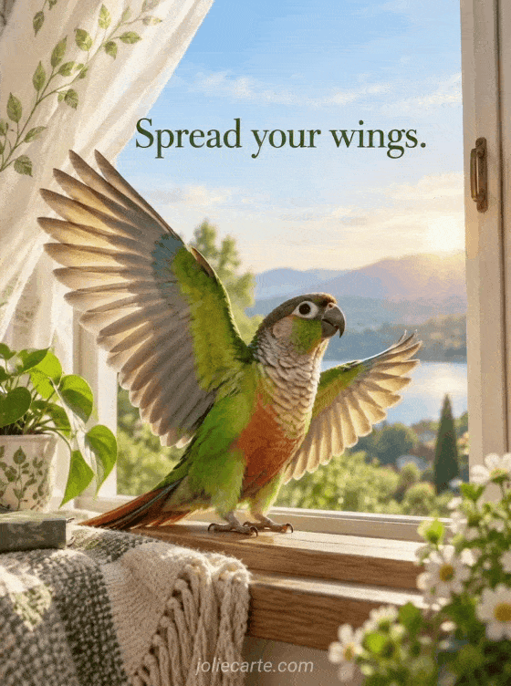 Spread your wings. - GIF