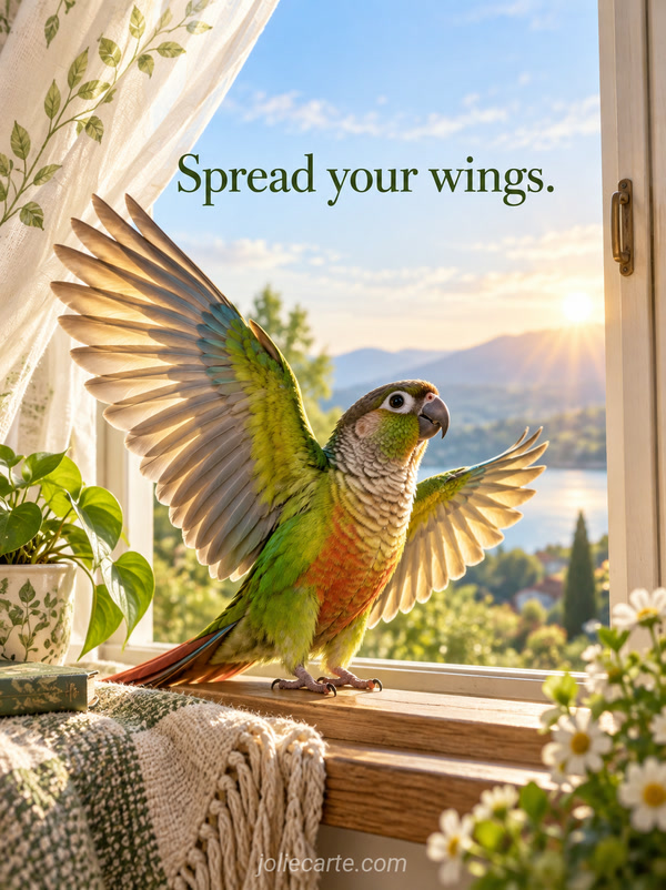 Spread your wings. - Image