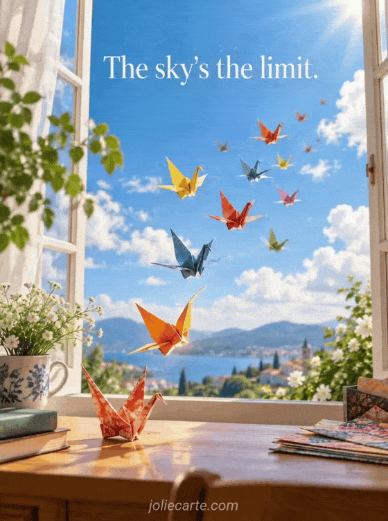 The sky's the limit. - GIF