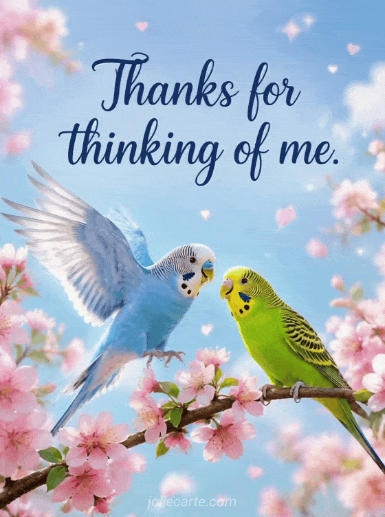 Thanks for thinking of me. - GIF