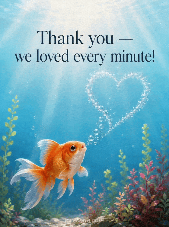 Thank you — we loved every minute! - GIF