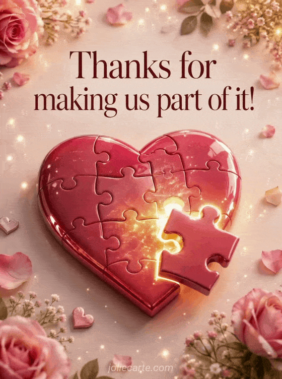 Thanks for making us part of it! - GIF