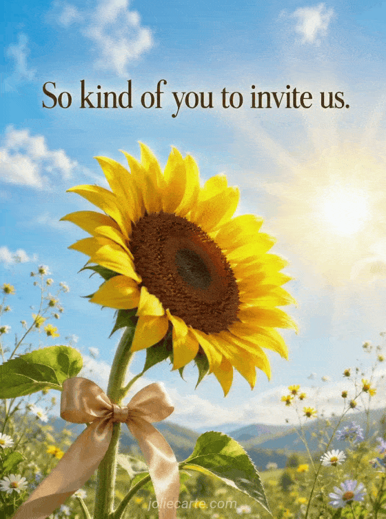 So kind of you to invite us. - GIF