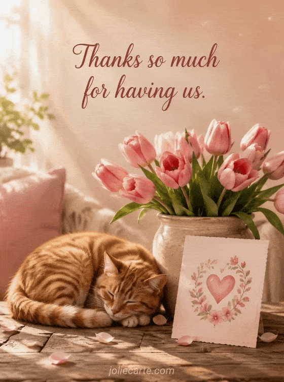 Thanks so much for having us. - GIF