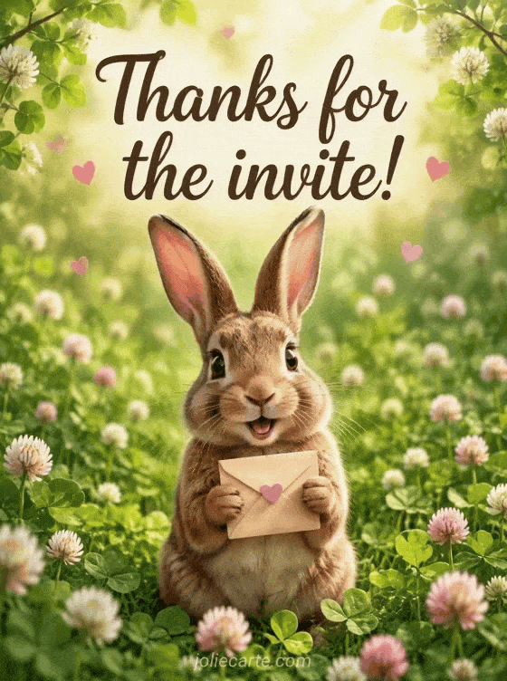 Thanks for the invite! - GIF