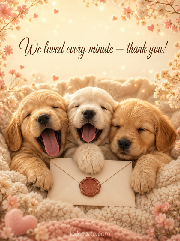 We loved every minute — thank you! - Image