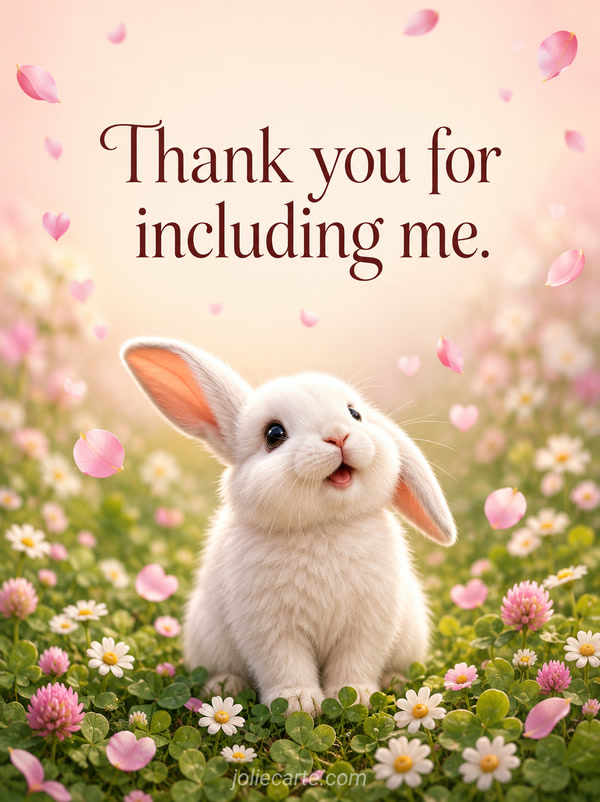 Thank you for including me. - Image