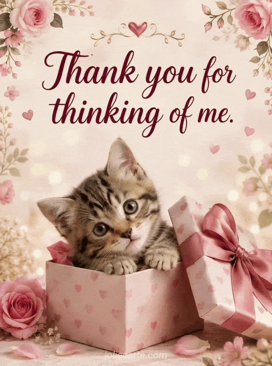 Thank you for thinking of me. - GIF