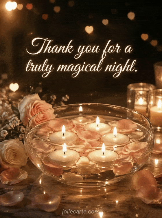 Thank you for a truly magical night. - GIF
