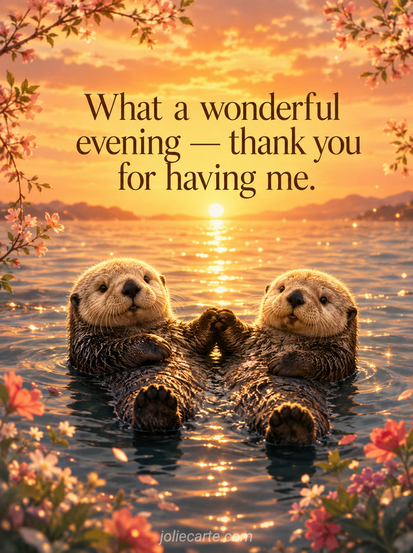 What a wonderful evening — thank you for having me. - Image