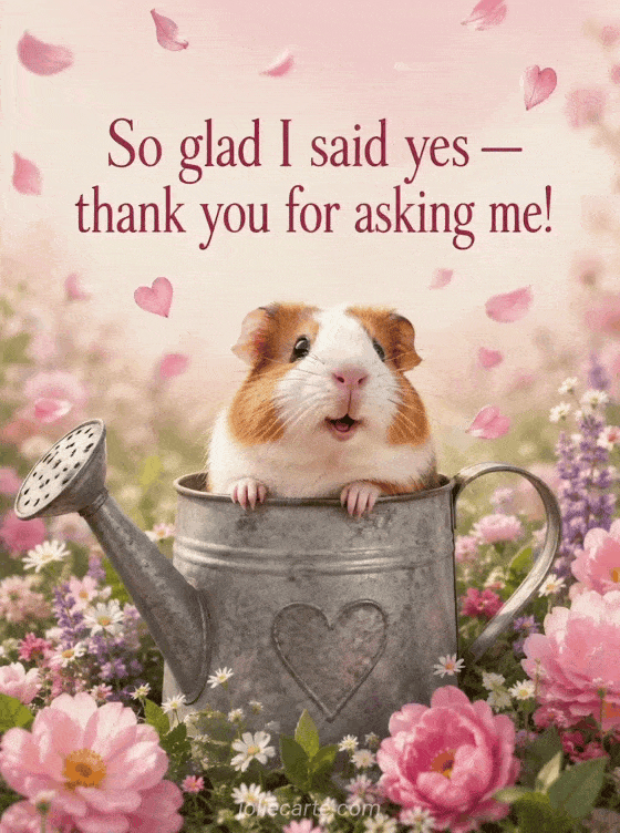 So glad I said yes — thank you for asking me! - GIF
