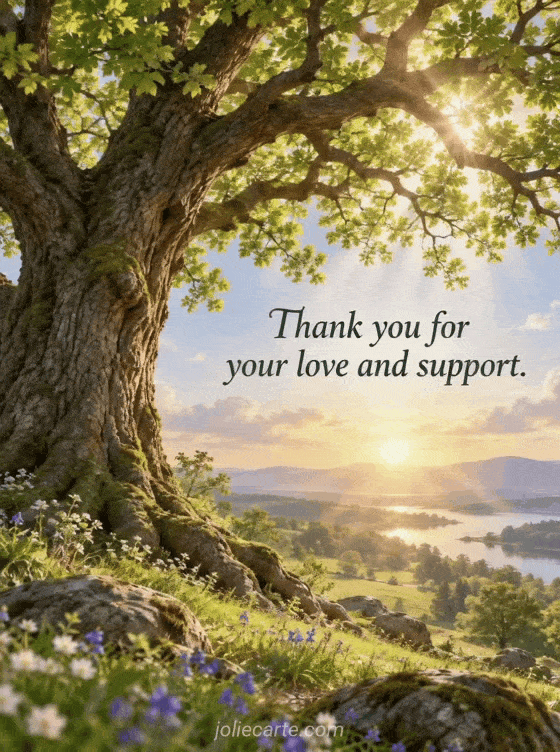 Thank you for your love and support. - GIF
