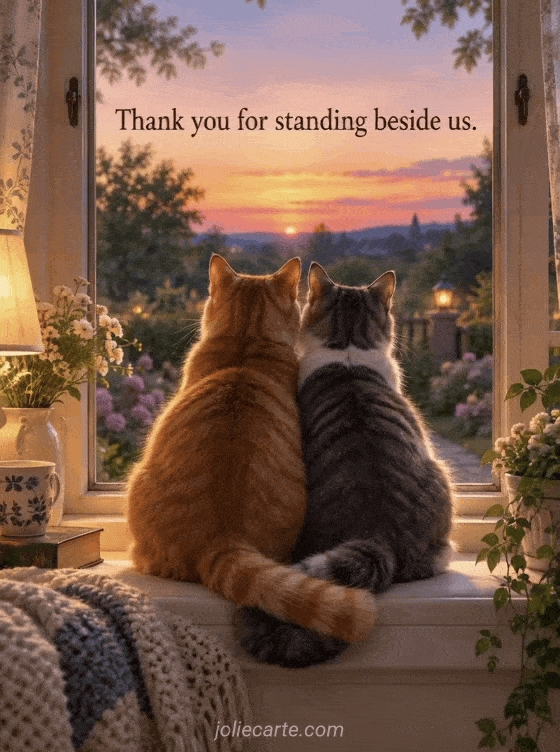 Thank you for standing beside us. - GIF