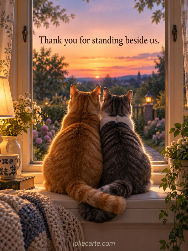 Thank you for standing beside us. - Image