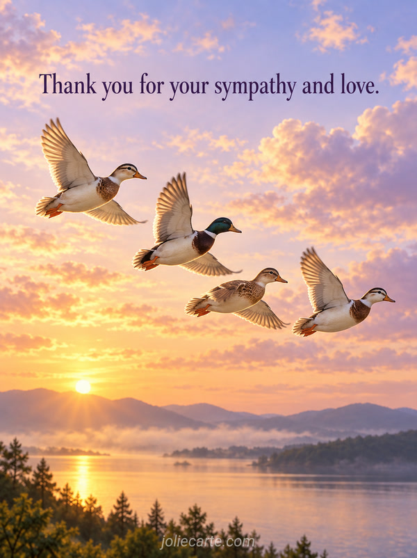 Thank you for your sympathy and love. - Image