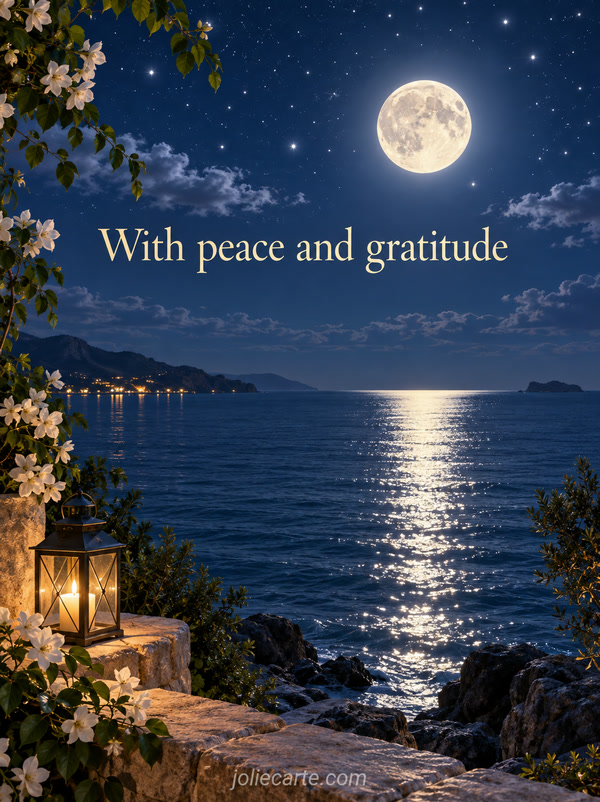 With peace and gratitude - Image