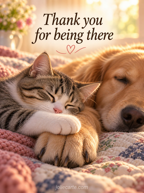Thank you for being there - Image