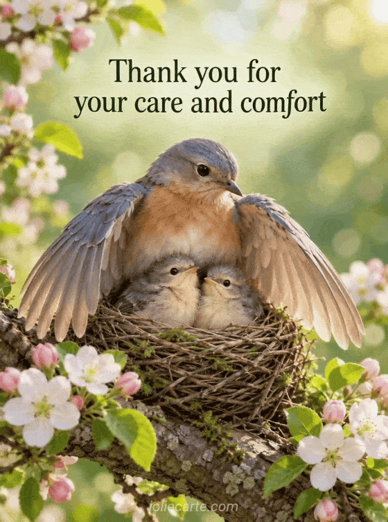 Thank you for your care and comfort - GIF