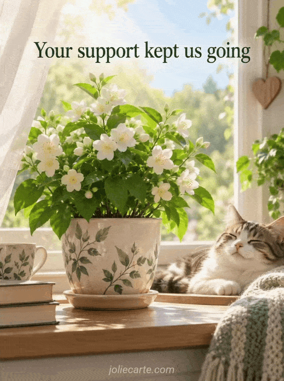Your support kept us going - GIF