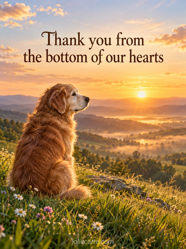 Thank you from the bottom of our hearts - Image
