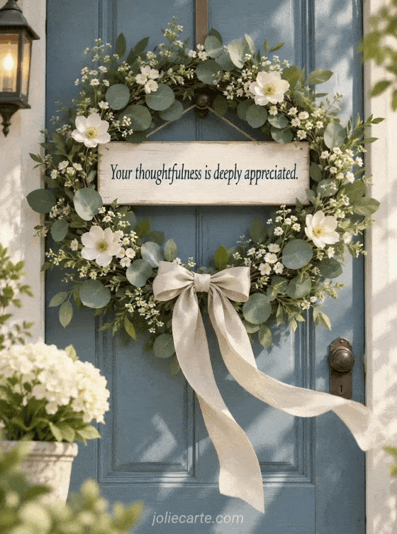 Your thoughtfulness is deeply appreciated. - GIF