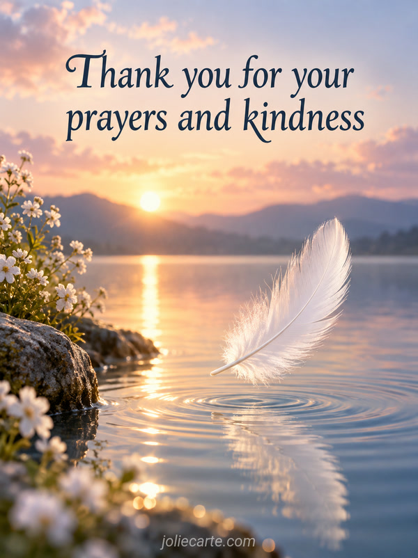 Thank you for your prayers and kindness - Image