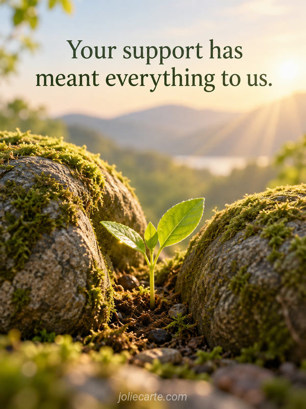 Your support has meant everything to us. - Image