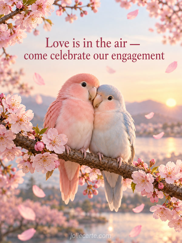 Love is in the air — come celebrate our engagement - Image