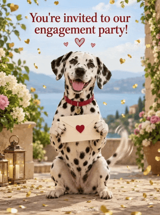 You're invited to our engagement party! - GIF