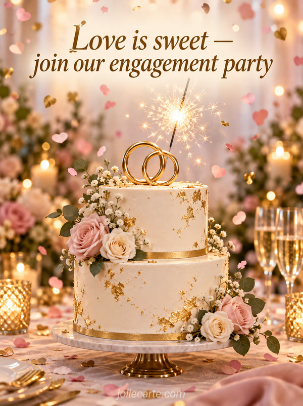 Love is sweet — join our engagement party - Image