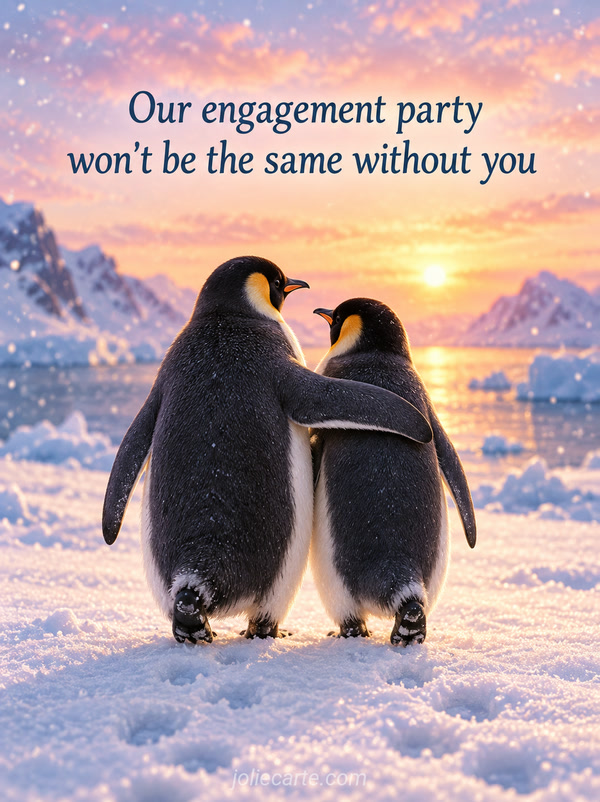 Our engagement party won't be the same without you - Image