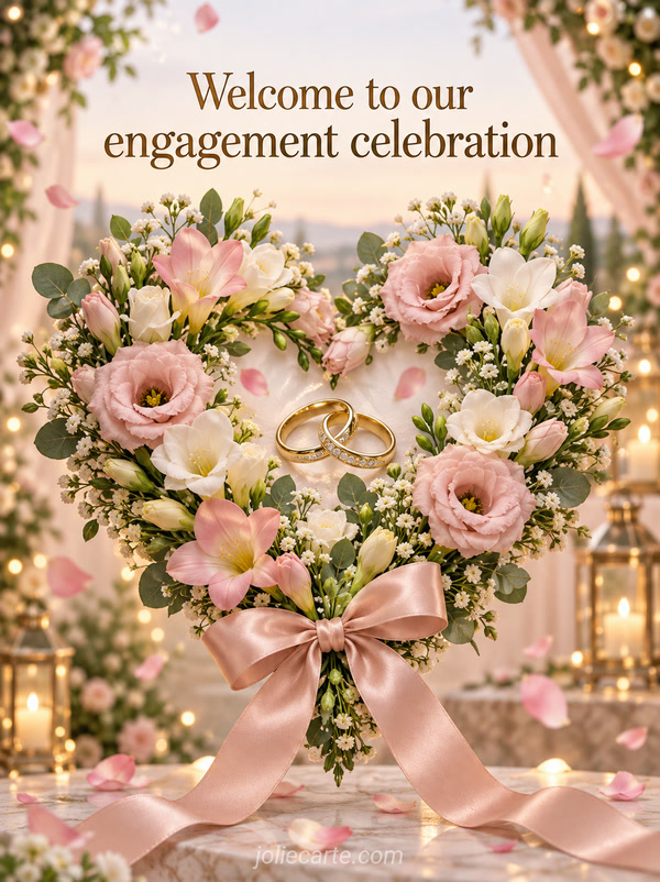Welcome to our engagement celebration - Image