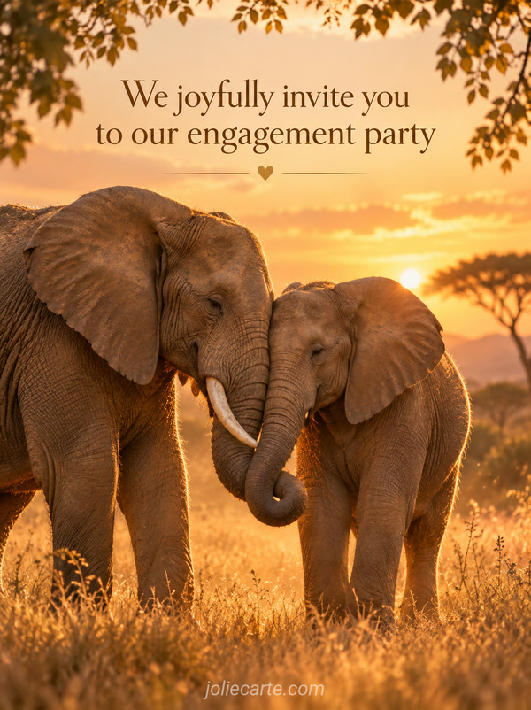 We joyfully invite you to our engagement party - Image