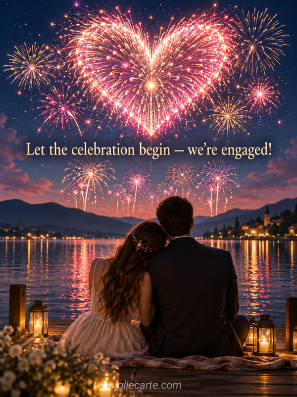 Let the celebration begin — we're engaged! - Image