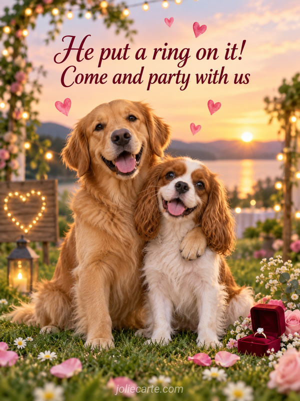 He put a ring on it! Come and party with us - Image