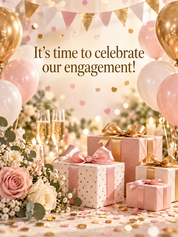 It's time to celebrate our engagement! - Image