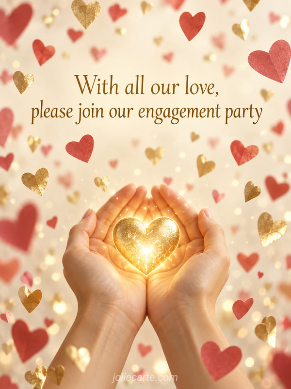 With all our love, please join our engagement party - Image