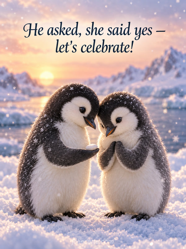 He asked, she said yes — let's celebrate! - Image