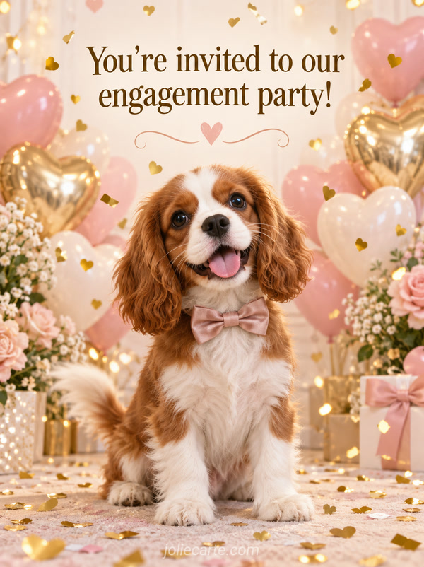You're invited to our engagement party! - Image