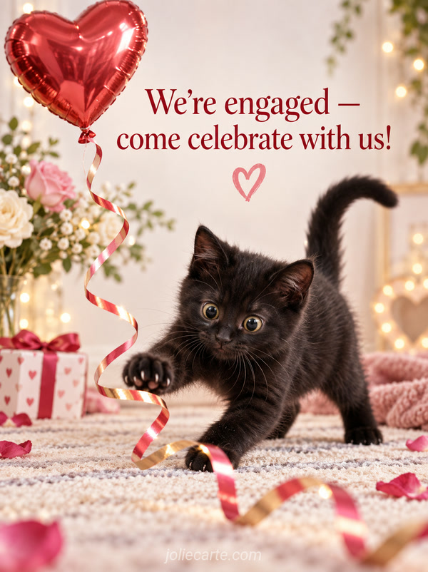 We're engaged — come celebrate with us! - Image