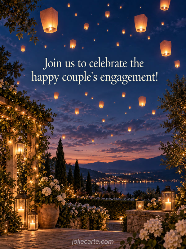 Join us to celebrate the happy couple's engagement! - Image