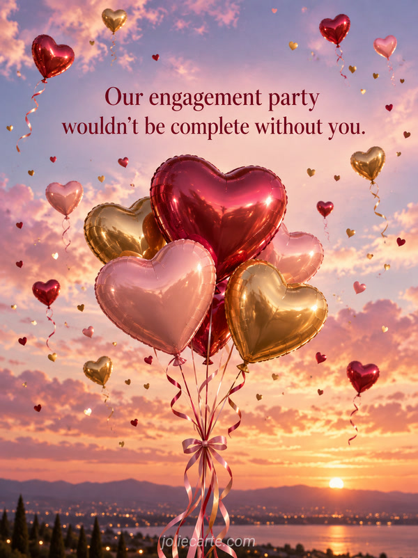 Our engagement party wouldn't be complete without you. - Image