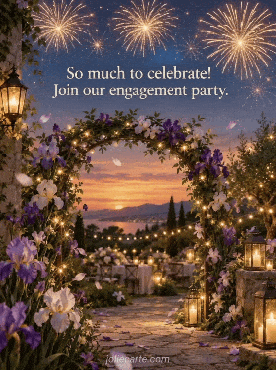So much to celebrate! Join our engagement party. - GIF