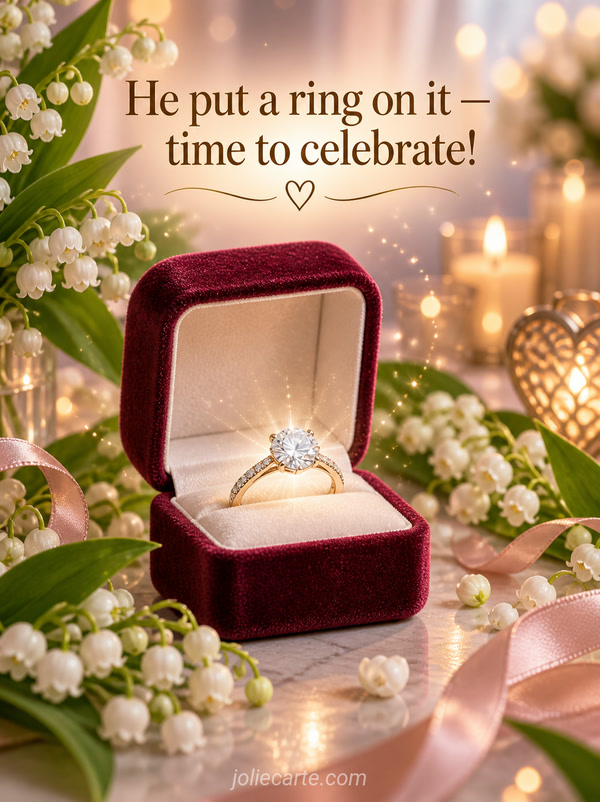 He put a ring on it — time to celebrate! - Image