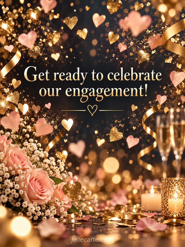 Get ready to celebrate our engagement! - Image