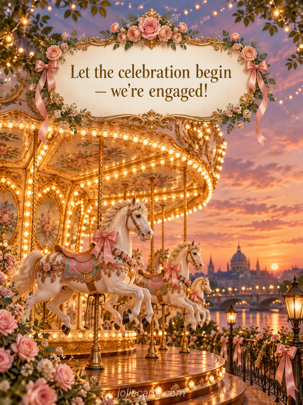 Let the celebration begin — we're engaged! - Image