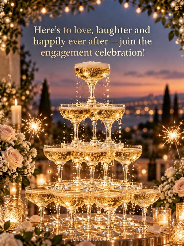 Here's to love, laughter and happily ever after — join the engagement celebration! - Image